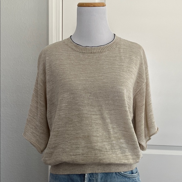 Brunello Cucinelli Lightweight Knit Top - Picture 1 of 10